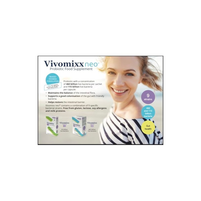 Vivomixx Neo Probiotic 460 Billion (10 Sachets) Revised Formulation