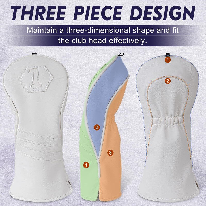 Golf Club Head covers for Driver 460CC DR #1 Elastic
