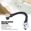 Overflow Bath Drain, 25.6inch Flexible Bathtub Overflow Drainer Concealed SPA