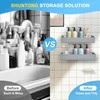 Shuntong Premium Shower Caddy, Adhesive Bathroom Shower Organizer and Storage,
