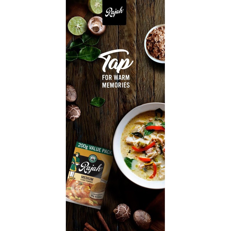 Robertsons Rajah Curry Powder 100g (Medium, 3.53 Ounce (Pack of