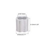PATIKIL 5/16"/ 8mm Aluminum Crimping Loop Sleeves, 8Pcs Cable Crimp