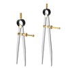 OSSIJAY 2 PCS Adjustable Lockable Spring Wing Divider Calipers, 6