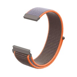 SQHYWJ Watch Band for Smart Watches 18 mm 20 mm 22 mm Nylon Material Gentle on the Skin Easy to Wear Watch Band（fresh orange 22mm）