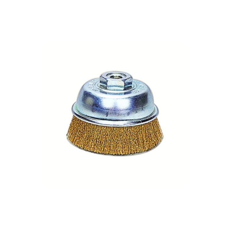 Victory Cup Brush 75mm Brass Wire GCP-3