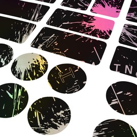 Finest Folia 34-Piece Bicycle Frame Protective Film Sticker Protection MTB BMX Chain Paint Protection Film R159 R160 (10 Racing Hologram)