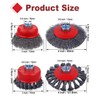 Rocaris 6 Pack Wire Wheel Cup Brush, 3 & 4