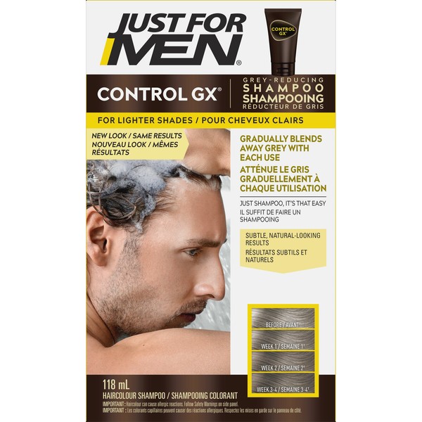 Just For Men Control Gx Light Shades Gray Reducing Shampoo 118 ml