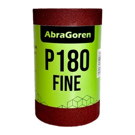 Sandpaper Roll - Fine P180-11.5cm x 5m Sandpaper For Wood and Walls - Fine Sand Paper 180 grit