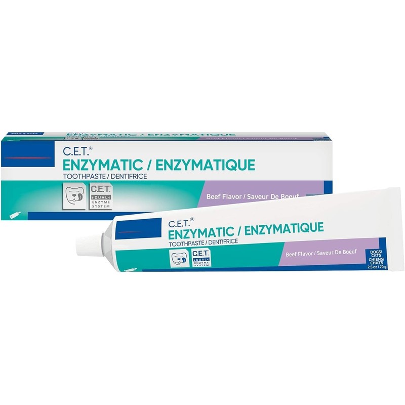 Pasta de Dientes Enzimática Y Cepillo Para para perros y