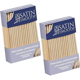 Satin Smooth Precision Applicators 100 ct x 2 packs