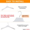 DEDU Suit Hangers for Men 10 Pack, Sweater Hangers No