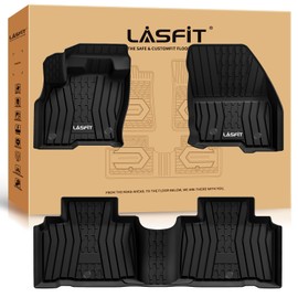 LASFIT Floor Mats Fit for Lincoln MKX 2016-2018 /for Lincoln Nautilus 2019-2022 All Weather Car Liners