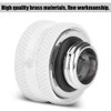 Richer-R 4pcs/6pcs Water Cooling Compression Connector for Rigid Acrylic Pipe,