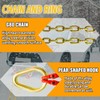 SENKEYFE Grade 80 V Bridle Towing Chain - 5/16" 3