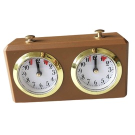 Tachiuwa Reloj de ajedrez Profesional, Reloj de ajedrez mecánico Vintage, medidor de Horas, Temporizador de ajedrez para Entretenimiento Deportivo