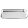 KOHAND 12 Pack 201 Stainless Steel Metal Tray, Metal Surgical