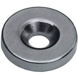 Apex Magnets 4 Neodymium Magnets 5/8 x 1/8 inch Countersink Ring