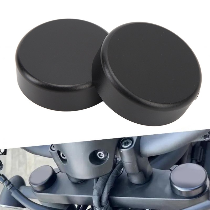 2Pcs Front Fork Stem Cover Durable Delicate Look Upper Fork
