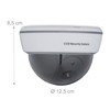 Relaxdays 3 x Camera Dummy Flashing LED Light Indoor &