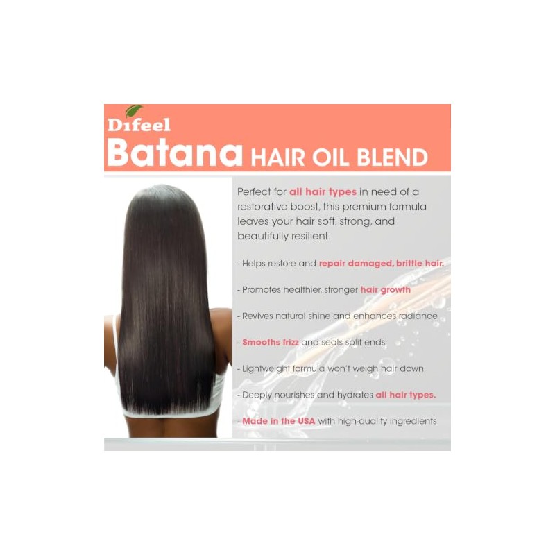 Difeel Batana - Aceite para el Cabello Pr?mium de 2.5
