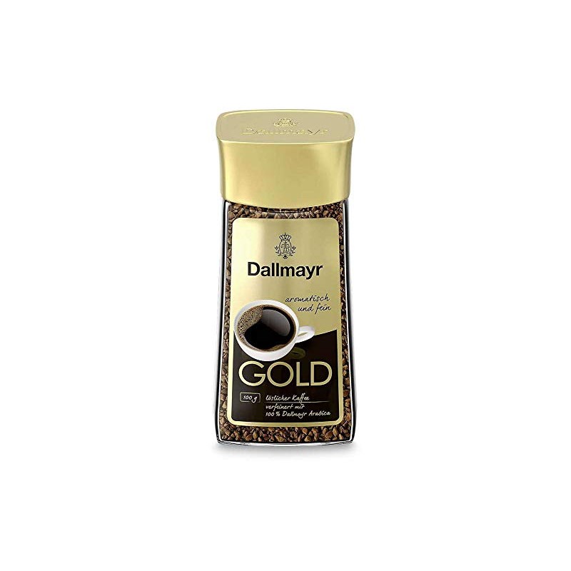 Instant Coffee Dallmayr Gold | Refined With Roasted Ground Coffee