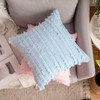 MIULEE Set of 2 Decorative Boho Throw Pillow Covers Linen