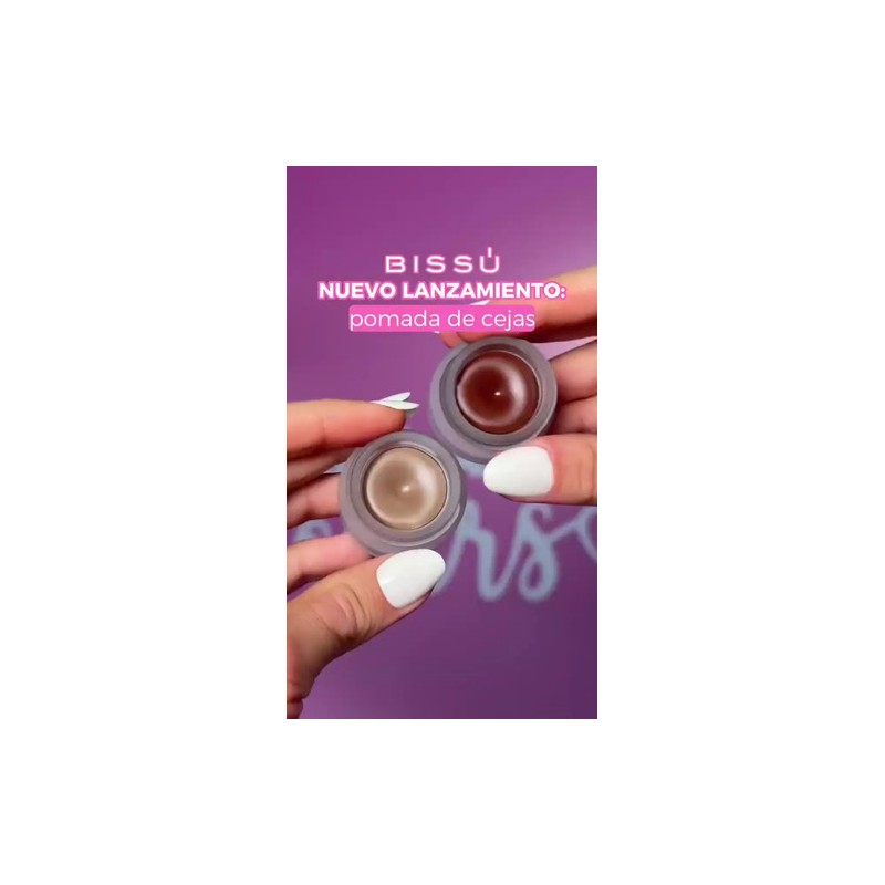 Kit de Pomada para Cejas Bissú en Tono Rojizo con