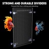 Nuanchu 4 Set Acrylic Fish Tank Divider 17 x 10''