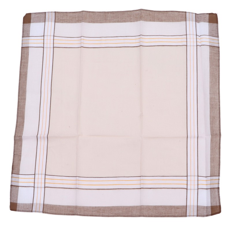 12 Pcs 40cm Cotton Men Handkerchiefs Elderly Handkerchief Sweat Absorbent