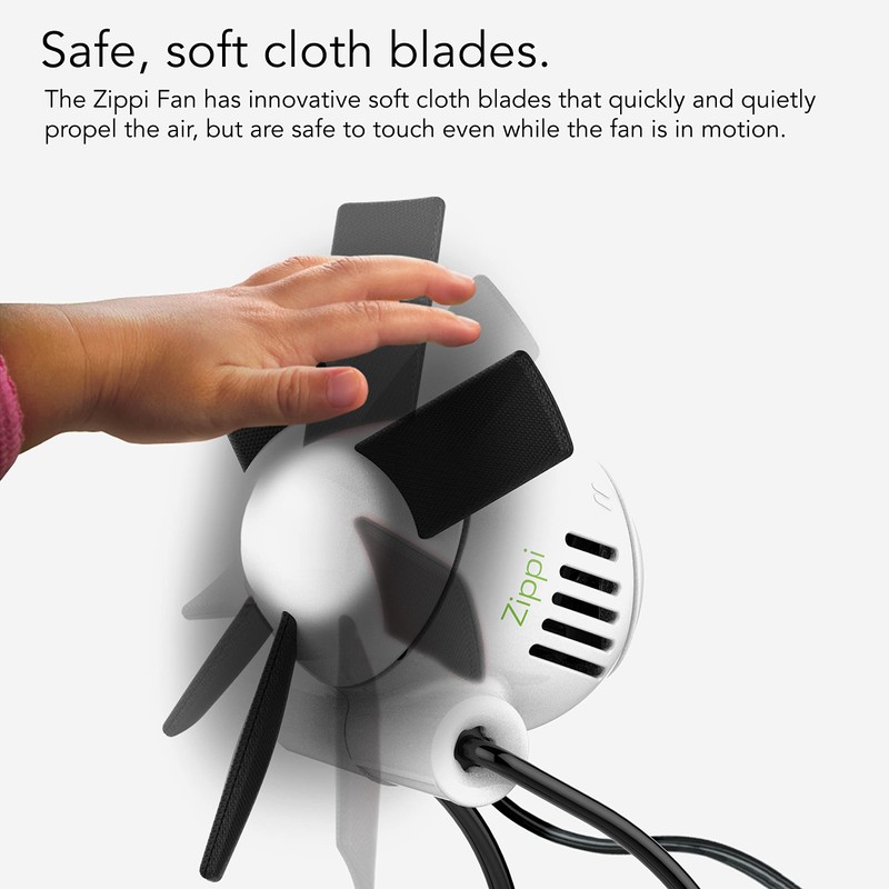 Vornado Zippi Small Personal Fan, Foldable Cooling for Desk, 2
