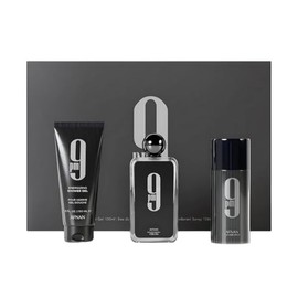 Afnan 9 Pm 3-Piece Set for Men, (3.4 Oz De Parfum Eau De Parfum Spray + 5.0 Oz Shower Gel + 5.0 Oz Perfume Deodorant)