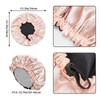 QIUTIMIY Satin Bonnet for Curly Hair,Bonnet Hair Wrap for Sleeping