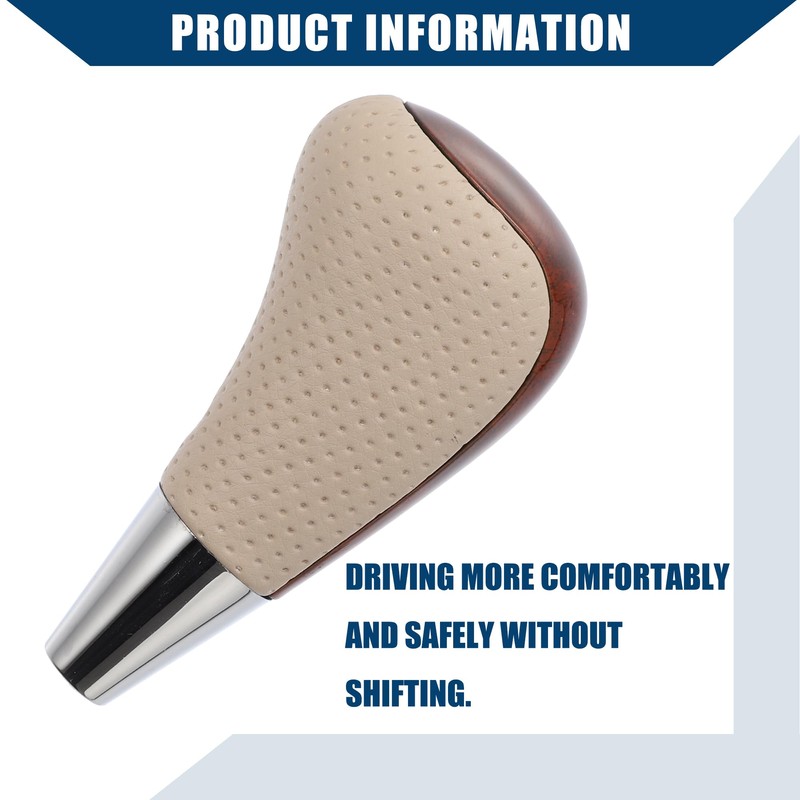 Hihaha Gear Stick Shift Shifter Knob for Toyota Hiace/Pcs Beige