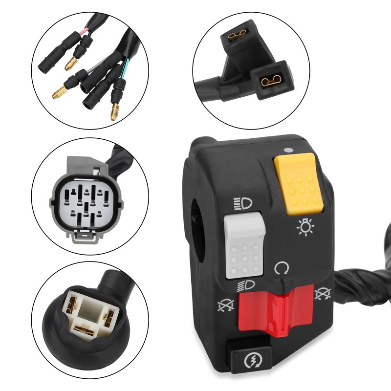M MATI Handlebar Key Starter Relay Switch Kit for Honda