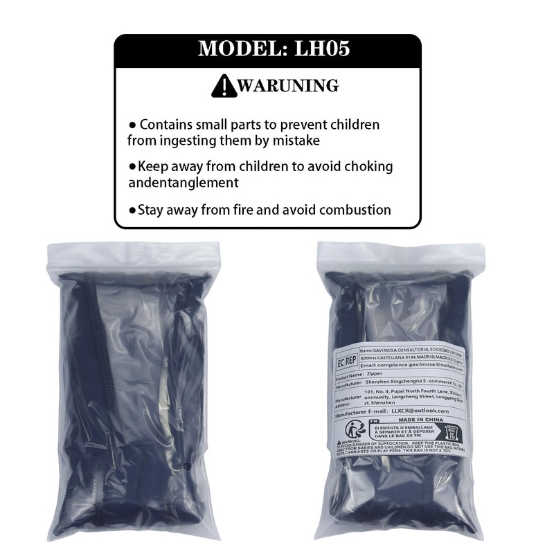 Nastro con cerniera in nylon #5 per cucito: LHZHLE rotolo