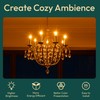 ALAMPEVER LED Chandelier Light Bulbs 40 Watt, Dimmable CA11 Candelabra
