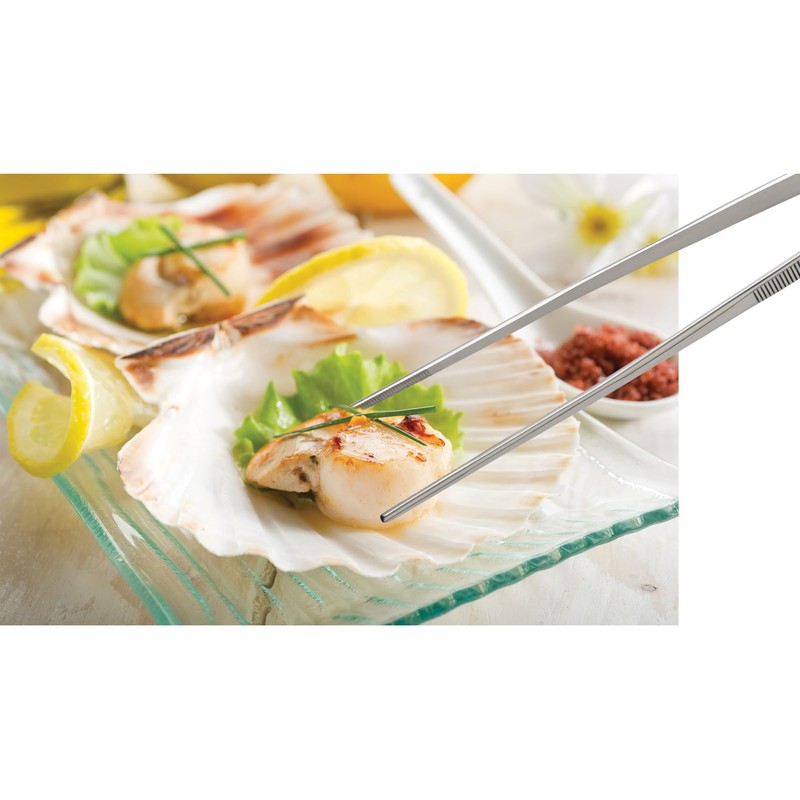 Cutlery-Pro Saute and Plating Tong Set, Stainless Steel, 2-Piece Set