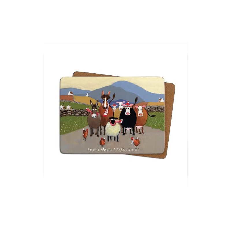 Thomas Joseph Ewe'll Never Walk Alone Large Table Mat by