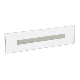 Acrylic Nameplate Holder Wall Mount or Door (11" Wide x 2" high, 25 Pack) by Plastic Products Mfg.