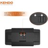 KENDO Caja de herramientas vacía de plástico ligera y extremadamente