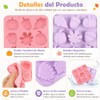 2 Piezas Moldes Silicona de Otoño 3D,18 Cavidades,con Formas de