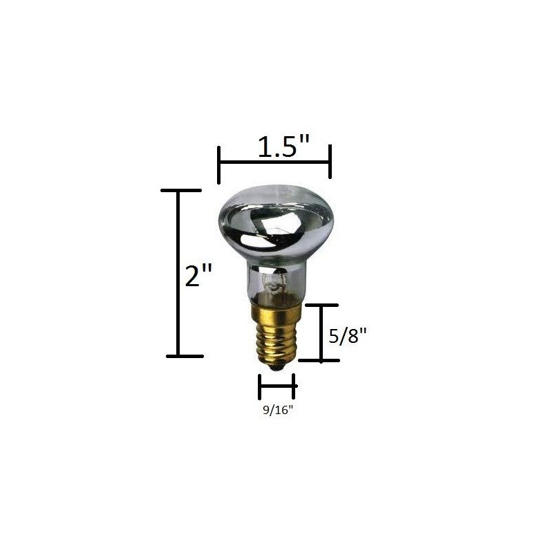 EDMBG Set of 5, R39 E17 Replacement Light Bulb Motion