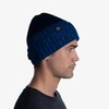 Buff Unisex Knitted Fleece Lined Beanie Hat - Night Blue