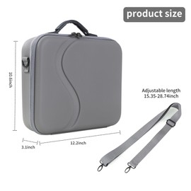 BUCOMTU Neo Carrying Case, Portable Travel Bag, Storage Bag, Strong and Wear-Resistant, Suitable for DJI Neo Fly More Combo Drone and RC-N3 Remote Control Accessories, grey