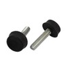 Sourcingmap M6x25mm Thread 32mm Height Screw On Furniture Glide Adjustable