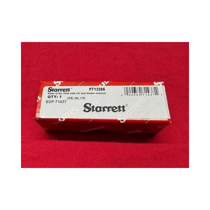 Starrett PT13266 Level Vial ONLY for 130 Bench Level