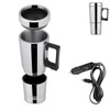 HERCHR Electric Tea Kettle, 300ml Car Electric Kettle 12V Stainless