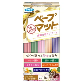 60 Pack Vape Mat Assorted 5 Types (Rose Scent, Forest Scent, Cherry Blossom Scent, Osmanthus Scent, Night Aroma)