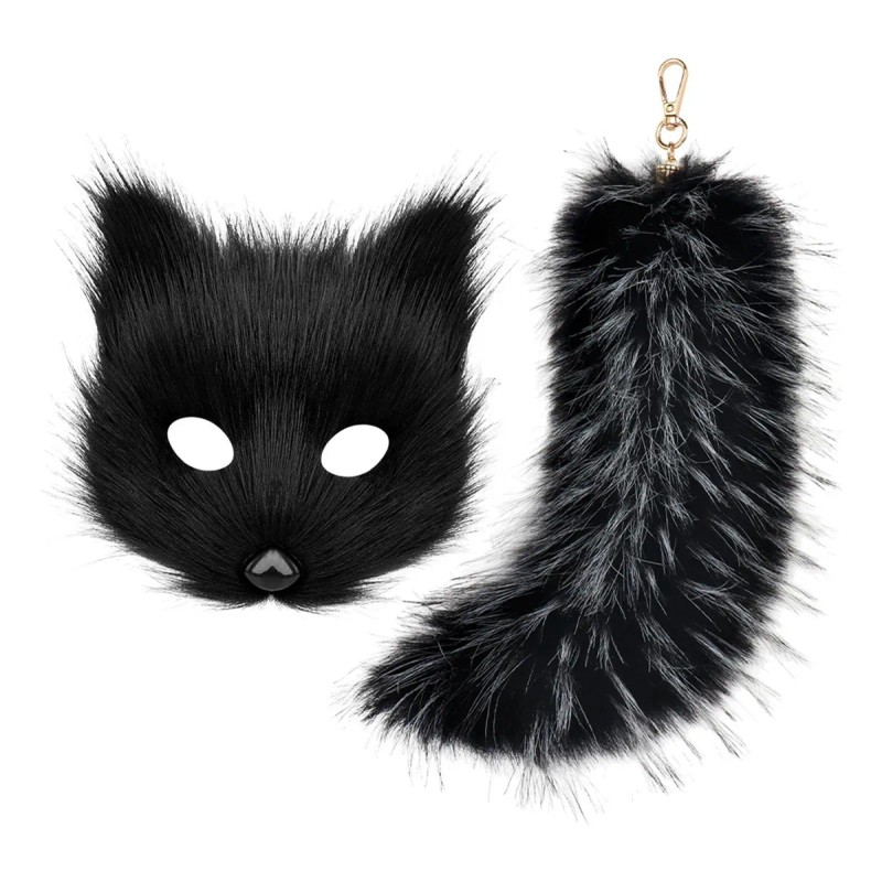 Máscara Y Cola De Therian, Accesorios Creativos Para